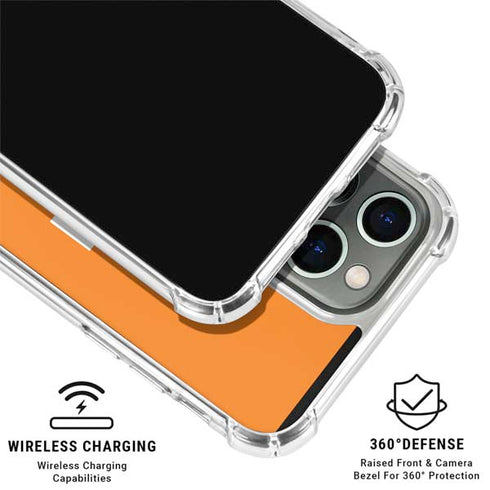 University of Tennessee-Knoxville T Logo on Orange iPhone 16 Pro Clear Case